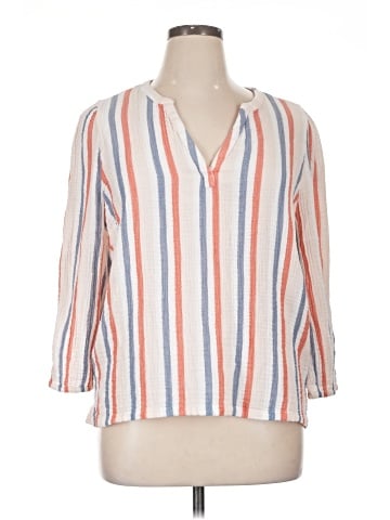 Caslon 3/4 Sleeve Blouse (view 1)