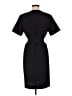 Brass Solid Black Casual Dress Size M - photo 2