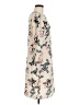 H&M 100% Polyester Floral Ivory Casual Dress Size 8 - photo 4