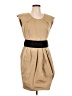 Lida Baday 100% Polyester Solid Tan Casual Dress Size 14 - photo 1