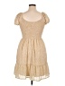 Jessica Simpson 100% Polyester Polka Dots Tan Casual Dress Size XL - photo 2