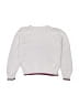 Bella Bliss 100% Cotton Hearts White Pullover Sweater Size 3 - photo 2