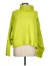 525 America Solid Green Turtleneck Sweater Size L - photo 1