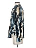 Shein 100% Polyester Print Blue Long Sleeve Blouse Size 4 - photo 5