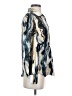 Shein 100% Polyester Print Blue Long Sleeve Blouse Size 4 - photo 4