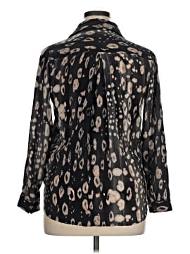 L'Agence Long Sleeve Silk Top (view 2)