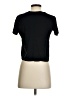 Zara 100% Cotton Black Short Sleeve Turtleneck Size S - photo 2