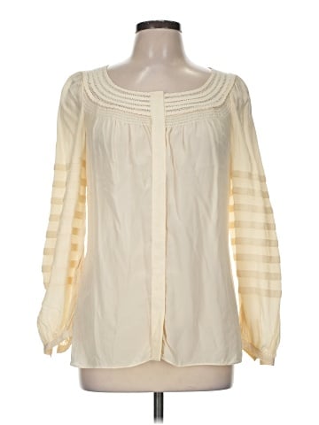Leifsdottir Long Sleeve Silk Top (view 1)