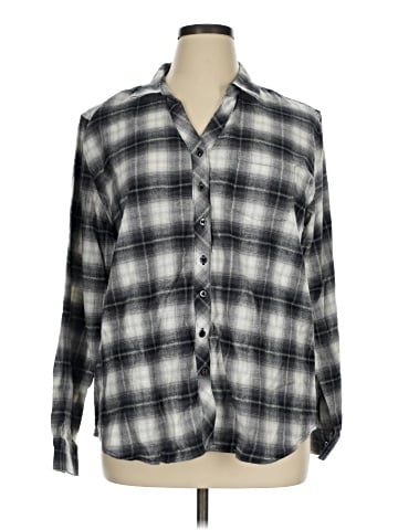 Weatherproof Long Sleeve Button-Down Shirt (view 1)