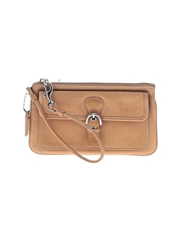 Coach Factory Leather Wristlet (view 1)