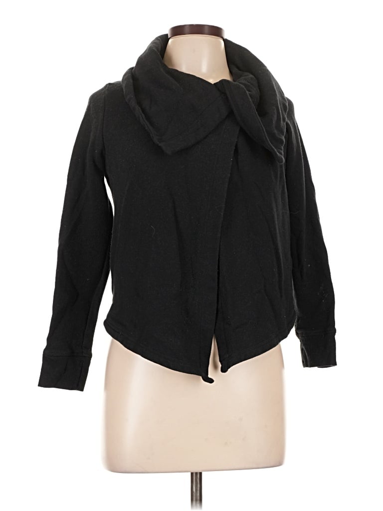 Pre-owned Z By Zella Cardigan Sweater In Black