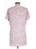 Ellen Tracy Hearts Pink Short Sleeve Blouse Size L - photo 2