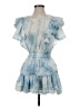 LoveShackFancy 100% Cotton Blue Cocktail Dress Size S - photo 1