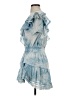 LoveShackFancy 100% Cotton Blue Cocktail Dress Size S - photo 5