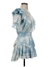 LoveShackFancy 100% Cotton Blue Cocktail Dress Size S - photo 4
