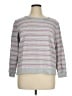 Talbots Stripes Gray Pullover Sweater Size 1X - photo 1