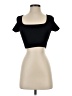 Babaton Black Short Sleeve Turtleneck Size S - photo 1