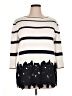 Lane Bryant Stripes Ivory Pullover Sweater Size 14 - 16 Plus - photo 1