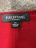 Perceptions Burgundy Cardigan Size 1X - photo 7