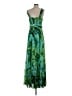 Xscape Tropical Green Cocktail Dress Size 4 - photo 2