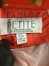 Petite Sophisticate 100% Nylon Graphic Orange Track Jacket Size P (petite) - photo 6