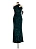 Assorted Brands 100% Polyester Teal Cocktail Dress Size 12 - photo 1