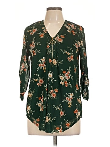 Siren Lily 3/4 Sleeve Blouse (view 1)