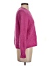 LA MAILLE SEZANE Paris 100% Polyester Pink Pullover Sweater Size XS - photo 4