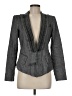 Nanette Lepore Chevron-herringbone Gray Blazer Size 6 - photo 1