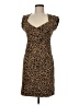 Twenty One Animal Print Brown Cocktail Dress Size M - photo 1