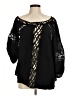 Reiss Black 3/4 Sleeve Blouse Size 8 - photo 1