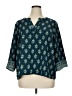 J.Jill Teal 3/4 Sleeve Blouse Size XL (petite) - photo 1