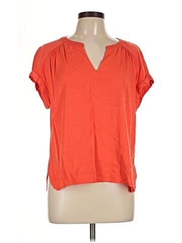 Rose + Olive Short Sleeve Blouse (view 1)