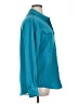 Central Park West Teal Long Sleeve Button-Down Shirt Size XL - photo 4