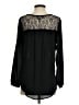 Astr Black Long Sleeve Blouse Size S - photo 2