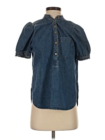Pilcro Short Sleeve Henley (view 1)