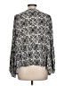 Eri + Ali 100% Rayon Gray 3/4 Sleeve Blouse Size L - photo 2