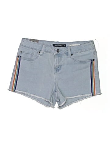 Black Heart Denim Shorts (view 1)