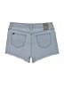 Black Heart Stripes Blue Denim Shorts Size 7 - photo 2