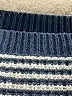 Unbranded 100% Polyester Stripes Blue Pullover Sweater Size S - photo 7