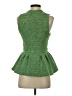 Tibi 100% Polyester Green Sweater Vest Size S - photo 2