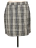 Nine West Plaid Gray Casual Skirt Size L - photo 1