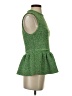 Tibi 100% Polyester Green Sweater Vest Size S - photo 4