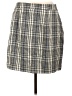 Nine West Plaid Gray Casual Skirt Size L - photo 2