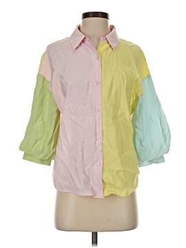 English Factory 3/4 Sleeve Button-Down Shirt (view 1)