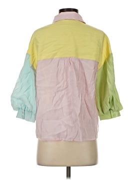 English Factory 3/4 Sleeve Button-Down Shirt (view 2)