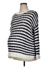 Motherhood Stripes Ivory White Pullover Sweater Size XL Maternity - photo 1