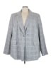 ELOQUII Plaid Gray Blazer Size 28 - photo 1