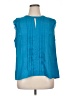 Elle Blue Sleeveless Blouse Size XL - photo 1