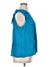 Elle Blue Sleeveless Blouse Size XL - photo 4